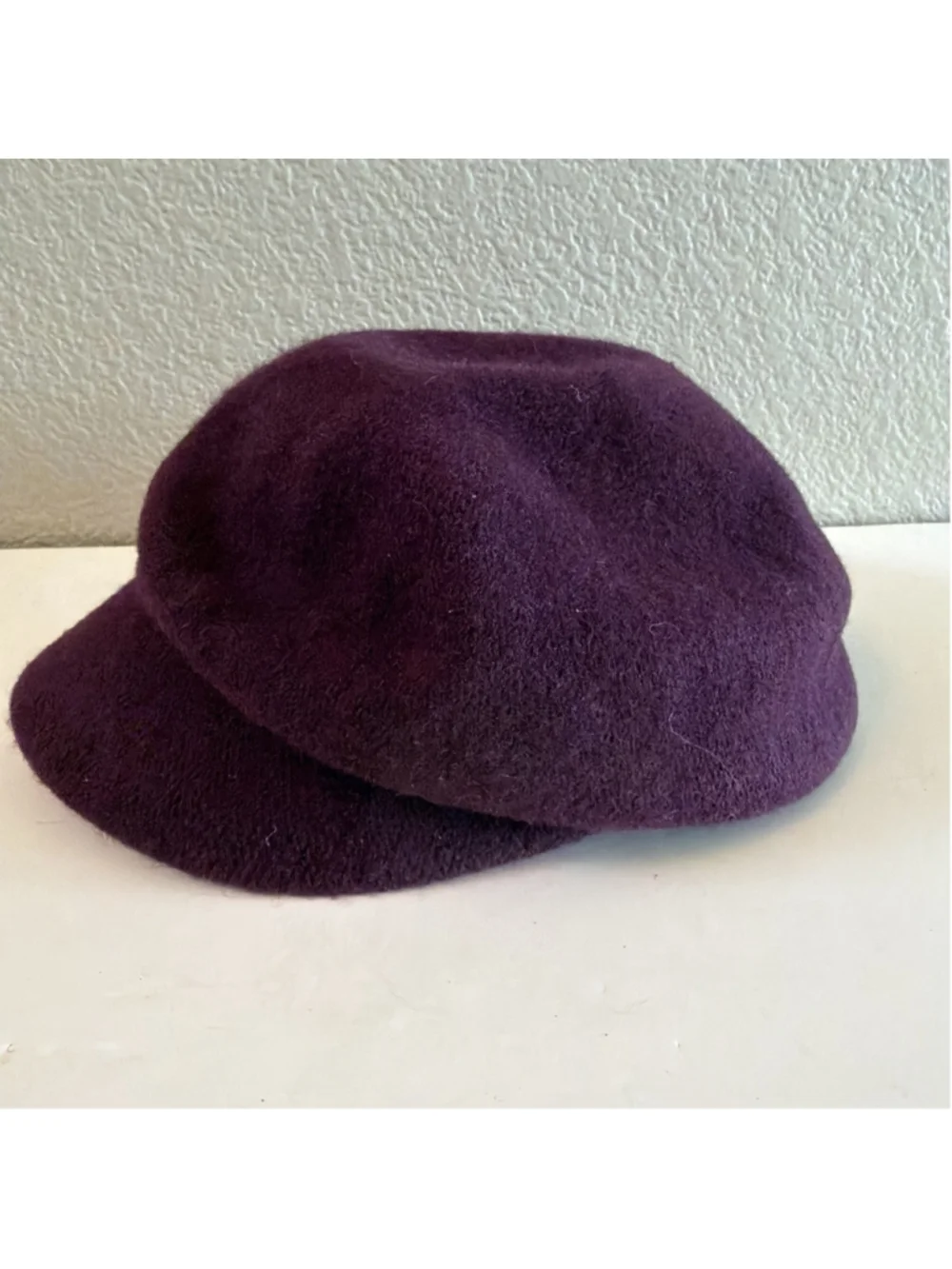 Betmar Hats Rhinestone Baker Boy Cap - Berry